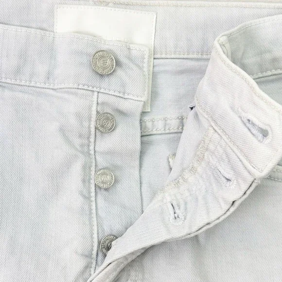 Mother Superior Women's Distressed Denim Mini Skirt Vagabond Fray Size 30 - Picture 4 of 11